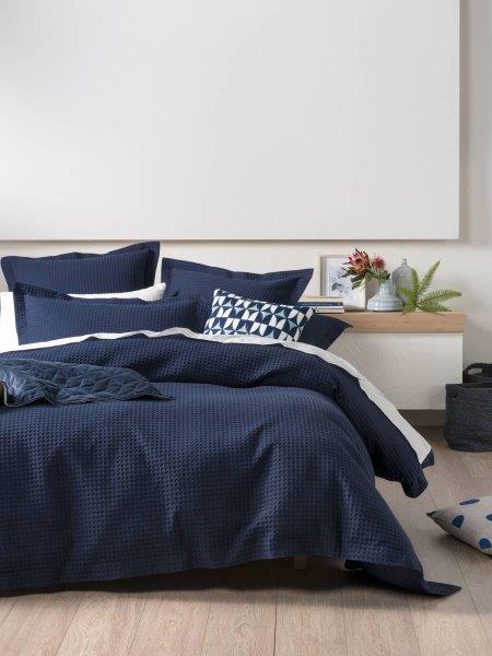 Premier Homes - Winter Colour Trends - Navy Quilt Cover from Linenhouse Premier Homes - Winter Colour Trends - Navy Quilt Cover from Linenhouse